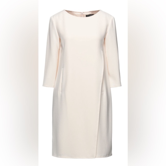 Italian Designer Antonelli Firenze Bateau Neckline Knee-Length Dress New w/ Tags - Picture 4 of 11